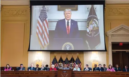  ?? ?? The panel suggested Donald Trump engaged in potential fraud as well as other violations of federal law. Photograph: Jim Lo Scalzo/EPA