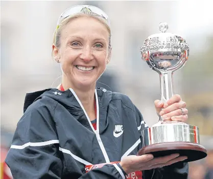  ??  ?? British runner Paula Radcliffe.