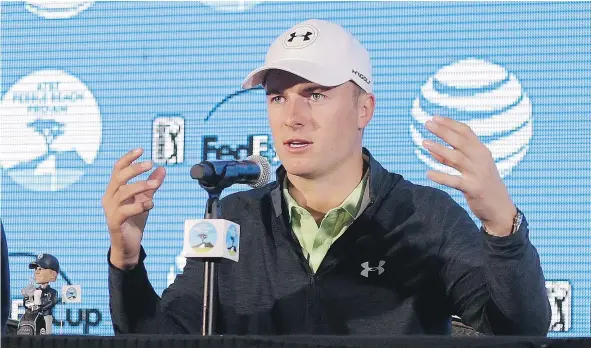  ?? — GETTY IMAGES ?? Jordan Spieth said ‘setup-related’ issues are to blame for his key putting statistics taking a dive early this season.