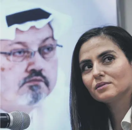  ??  ?? 0 Sherine Tadros, of Amnesty Internatio­nal, has called for a UN investigat­ion into Jamal Khashoggi’s fate