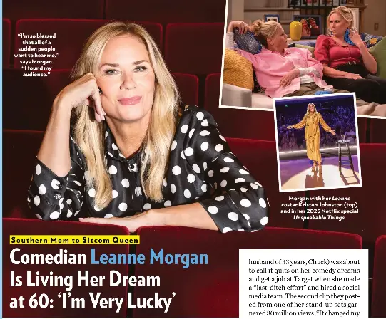 Comedian Leanne Morgan Is Living Her Dream at 60: ‘I’m Very Lucky ...