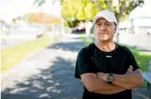  ?? CHRIS McKEEN/STUFF ?? Matua Ngarino said his children felt unsafe in Avondale after one of their friends was attacked.