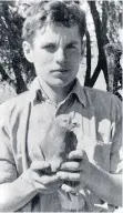  ??  ?? Michael O’Donoghue as a young man in Australia