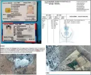  ??  ?? A photograph of the ID card of a brigadier that was stolen by a Pakistani cyber group, as released by Trend Micro. Photo also contains the image of the salary slip of a military personnel. Also seen are tactical maps used by Indian Army.