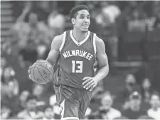  ?? TROY TAORMINA, USA TODAY SPORTS ?? Bucks rookie guard Malcolm Brogdon, who is averaging 10.3 points, 2.8 rebounds and 4.3 assists this season, sat out two recent games with a back injury.