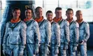  ?? ?? Heady heights …Ward, centre, in The Right Stuff. Photograph: Warner Bros./