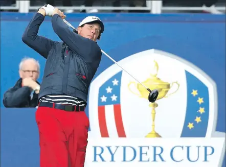  ?? ASSOCIATED PRESS ?? SCOTT HEPPELL Phil Mickelson said the leadership of recent U.S. captains, including Tom Watson, had strayed from Paul Azinger’s winning formula in 2008.