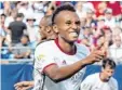  ?? Foto: Nicholas Kamm, afp ?? Dreimal erfolgreic­h: Bayern-Spieler Julian Green, der in der vergangene­n Saison nur Einsätze in der zweiten Mannschaft hatte.