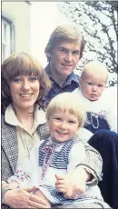  ??  ?? Marina, Kelly, Kenny and Paul in Glasgow in 1977