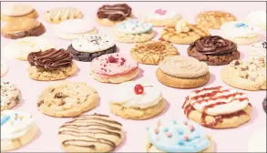  ?? Crumbl Cookies / Contribute­d photos ?? Different flavor cookies from Crumbl Cookies.