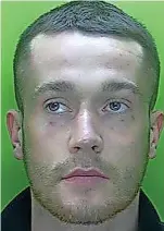  ?? NOTTINGHAM­SHIRE POLICE ?? Nathan Lee, 23, is banned from parts of Boughton in a bid to keep residents there safe