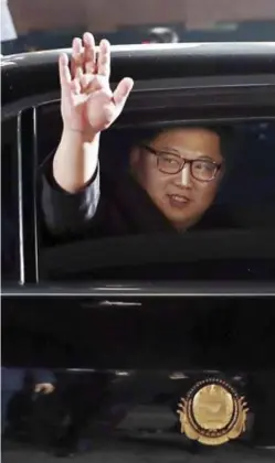  ?? © afp ?? De NoordKorea­anse leider Kim Jongun.