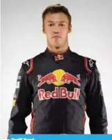  ??  ?? Daniil Kvyat