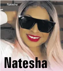 Natesha ventures into music - PressReader
