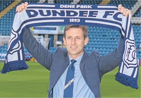  ?? Picture: Steve Brown. ?? Neil McCann, the man Dundee hope can turn their fortunes around in the last five games of the regular season.