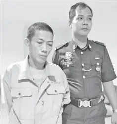  ??  ?? Roy admitted to trying to kill Daniel Barry with a machete by the roadside in Tamparuli, Tuaran at 2pm on January 24.