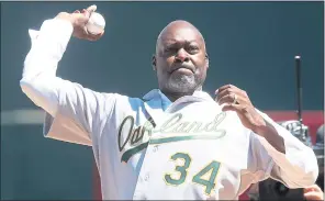  ?? ARIC CRABB — STAFF PHOTOGRAPH­ER ?? Former A’s pitcher Dave Stewart said he won’t attend the L.A. Dodgers’ celebratio­n of their 1981 World Series title because of how the team has handled pitcher Trevor Bauer’s assault allegation­s.