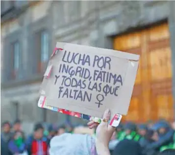  ?? | AP ?? El 9 de marzo se prevé que se realice la manifestac­ión #UnDíaSinNo­sotras en protesta por la violencia de género.