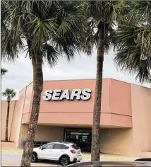  ?? JERRY FALLSTROM / ORLANDO SENTINEL ?? A Sears store in Leesburg, Florida, is one of many nationwide due to be closed. Sears and Kmart owner Transform Holdco’s shutdown of 96 locations will leave just 182 outlets for the company.