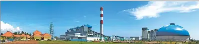  ??  ?? A view of China Huadian Engineerin­g Co Ltd’s Bali Island coal-fired power station. Two of its coal-fired power projects on Indonesia’s Batam and Bali islands have won industry-wide praise and are seen as role models for future Belt and Road...