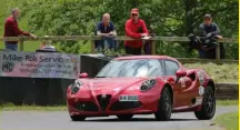  ?? ?? Rodney Eyles was runner up in Alfa Romeo 4C