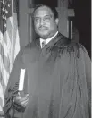  ?? Courtesy Florida Supreme Court ?? Former Florida Supreme Court Justice Joseph W. Hatchett was the first African American to serve on Florida’s highest court.