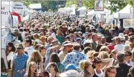  ?? Courtesy photo ?? Despite being rained out Friday and Sunday last year, over 3,000 people attended the 2023 Northwest Arkansas Festival in Bella Vista. Organizers are expecting 15,000-plus to turn out for this year’s festivitie­s Oct. 17-19.