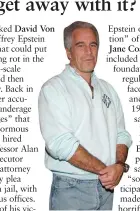  ??  ?? Epstein in 2005: Popular guy