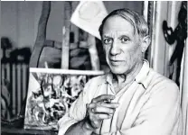  ??  ?? PORTRAIT OF AN ARTIST
Picasso in his studio in Paris, left; Montmartre, where he lived and worked, right.
below right, features in the new show at the Royal Academy