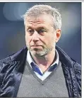  ??  ?? CAUTIOUS: Abramovich