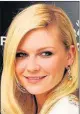  ??  ?? HOST Kirsten Dunst