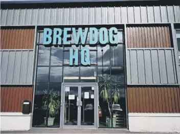  ??  ?? Brewdog plans to offset 2,500 grams of CO2 for each box of beers shipped (photo: Jeff J Mitchell/Getty Images)