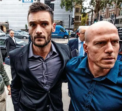  ?? GETTY IMAGES ?? Shamed: Lloris arrives at court ahead of his drink-drive conviction earlier this month