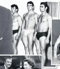  ??  ?? Being knighted by the Queen was one of life’s top moments for Sean
Sean, centre, took up bodybuildi­ng aged 18, won the Mr Scotland competitio­n and made a bid to be Mr Universe