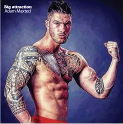  ??  ?? Big attraction Adam Maxted