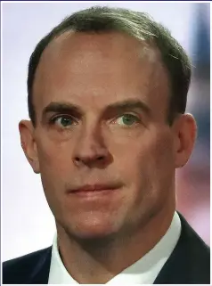  ?? Picture: JEFF OVERS/PA ?? Old school: Mr Raab may be harsh but not necessaril­y unfair