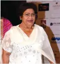  ??  ?? In this file photo Indian Bollywood dance choreograp­her Saroj Khan attends the Dadasaheb Phalke Excellence Awards 2019 in Mumbai.