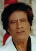  ??  ?? Despot: Muammar Gaddafi