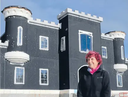  ?? Photo: JOHN BISSET/FAIRFAX NZ ?? Queen of Riverstone Castle Dot Smith hopes the structure will last hundreds of years.