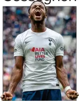  ?? ?? PRESSURE: Tottenham’s Ryan Sessegnon