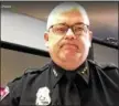  ?? FACEBOOK ?? Watervliet police Chief Mark Spain appears on Facebook Live on Monday to discuss a recent rash of car break-ins around the city.