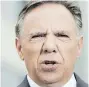  ??  ?? François Legault