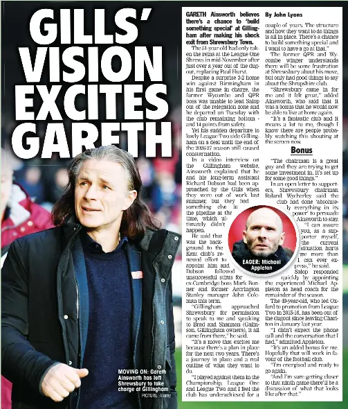 GILLS’ VISION EXCITES GARETH - PressReader