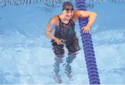  ?? Maddie Meyer / Getty Images ?? A recent Stanford graduate, Katie Ledecky is the biggest star on the U.S. swim team in Tokyo.