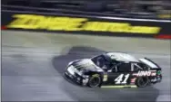  ?? WADE PAYNE — THE ASSOCIATED PRESS ?? Kurt Busch makes his way around the track during the NASCAR Cup Series auto race Saturday in Bristol, Tenn.