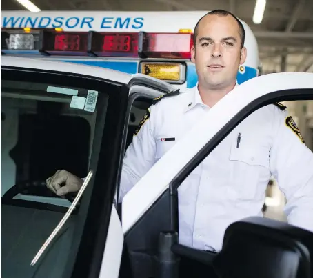  ?? DAX MELMER ?? Justin Lammers, deputy chief of profession­al standards with Windsor-Essex EMS, says the Vulnerable Patient Navigator program, designed to ease the strain on paramedic services, has had stellar results since it as instituted two years ago.