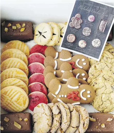  ?? PHOTOS: LARRY WONG ?? The Duchess Bake Shop (10718-124 Street) offers holiday cookie boxes.
