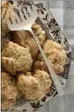  ?? PHOTO BY CATHY THOMAS ?? Drop biscuits offer simple accessibil­ity for novice bakers.