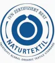  ??  ?? Gilt als das strengste Siegel unter vielen auf dem Markt: das Emblem „Naturtexti­l IVN zertifizie­rt BEST“.