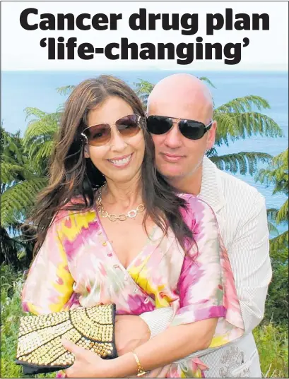  ??  ?? Troy Elliott and his wife Tracey have been paying $3000 a week for the kadcyla treatment.